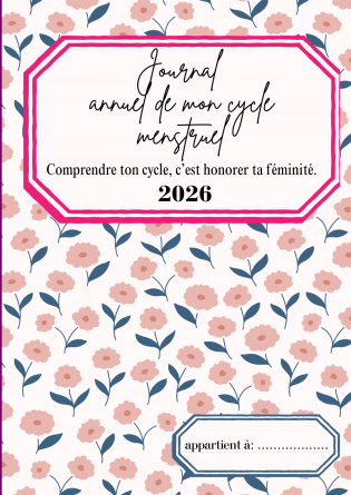 Le journal annuel de mon cycle 2026