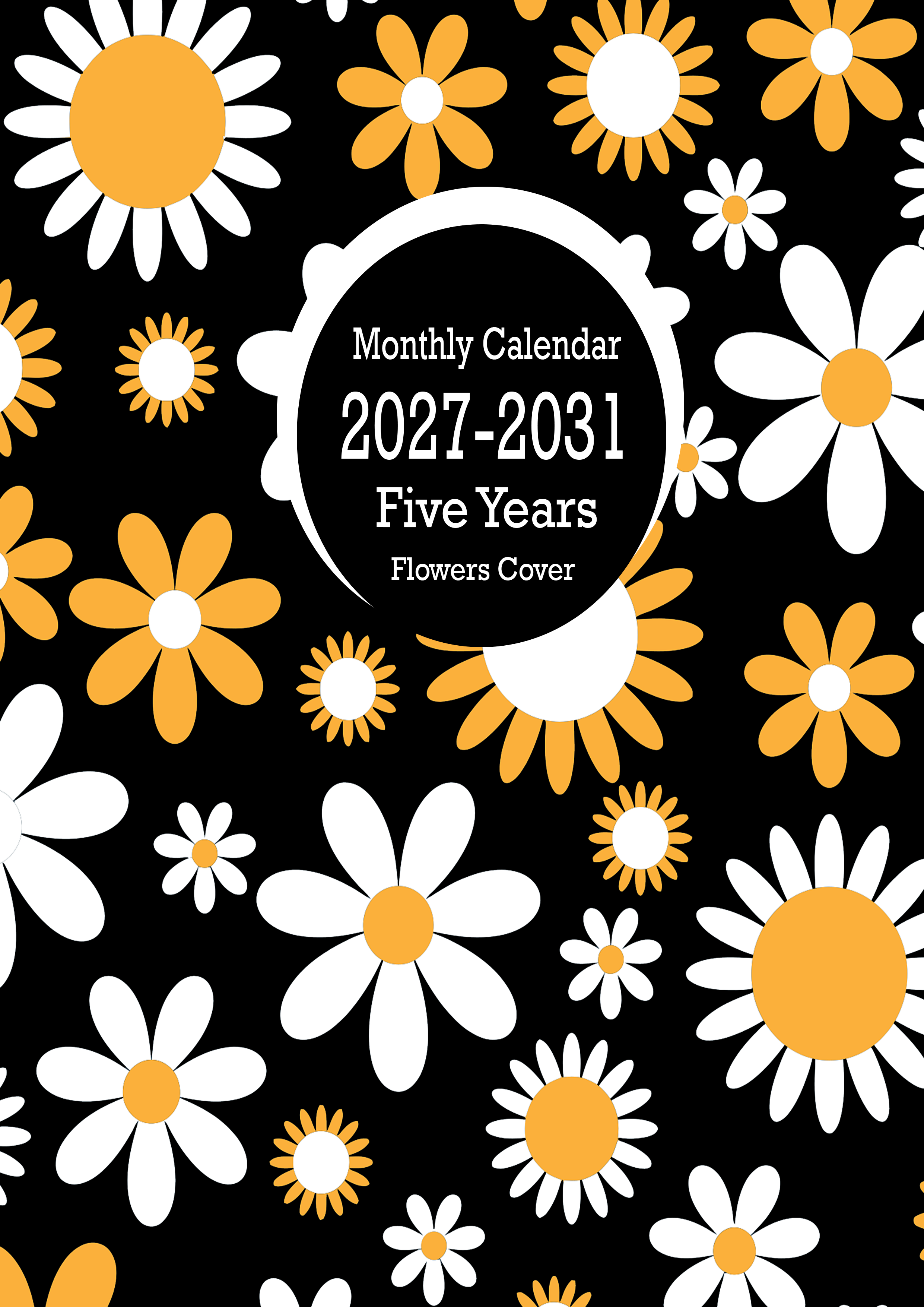 Five Years Monthly Calendar 2027-2031 