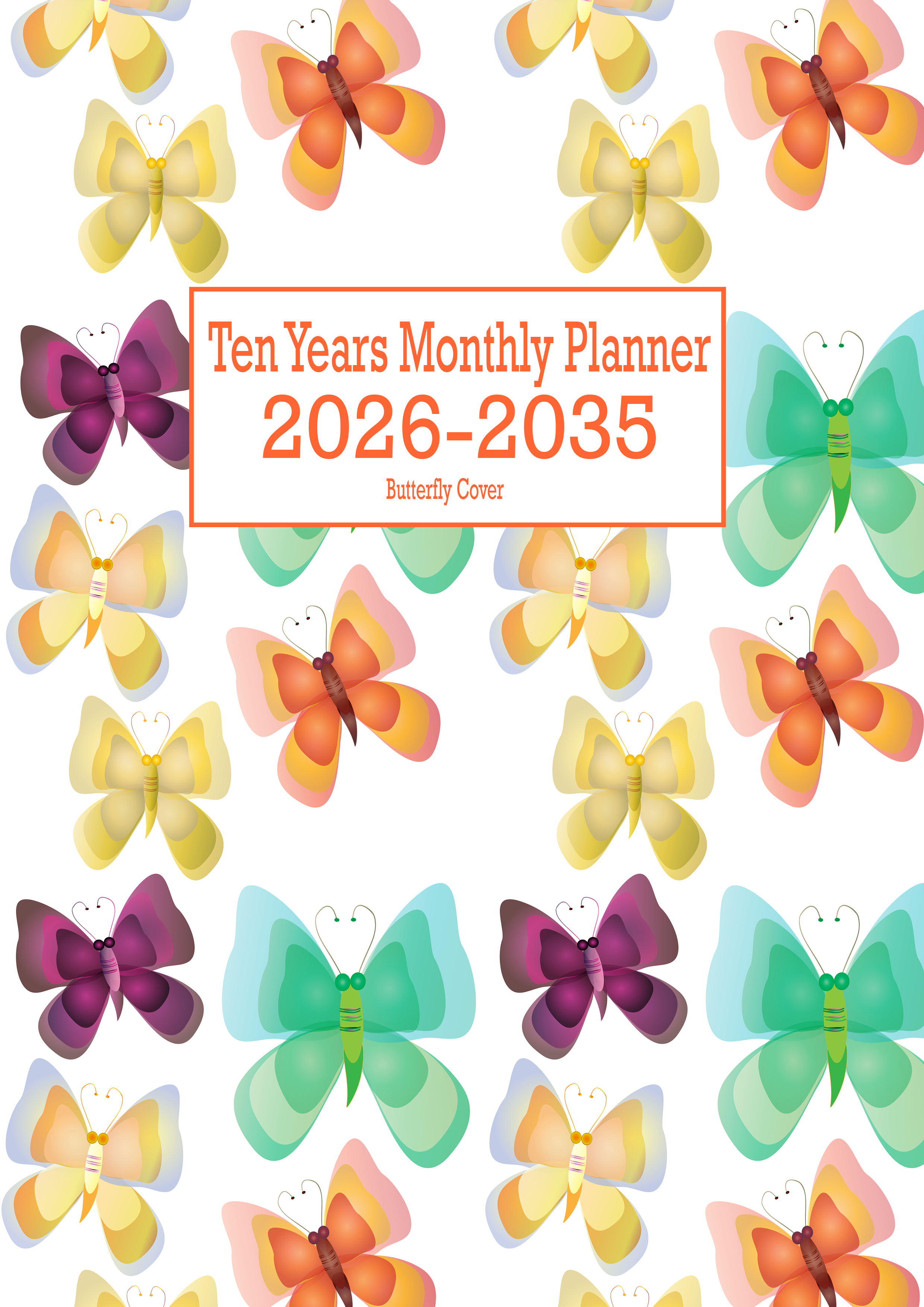 Ten Year Monthly Planner 2026-2035