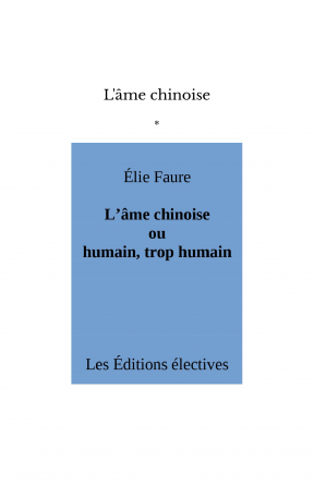L'âme chinoise