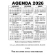 Agenda 2026 en gros caractères