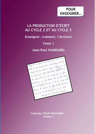 La production d'écrit cycle 2 cycle 3