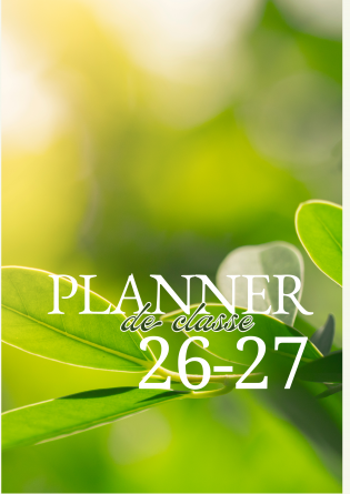 Planner 2026-2027 - Nature
