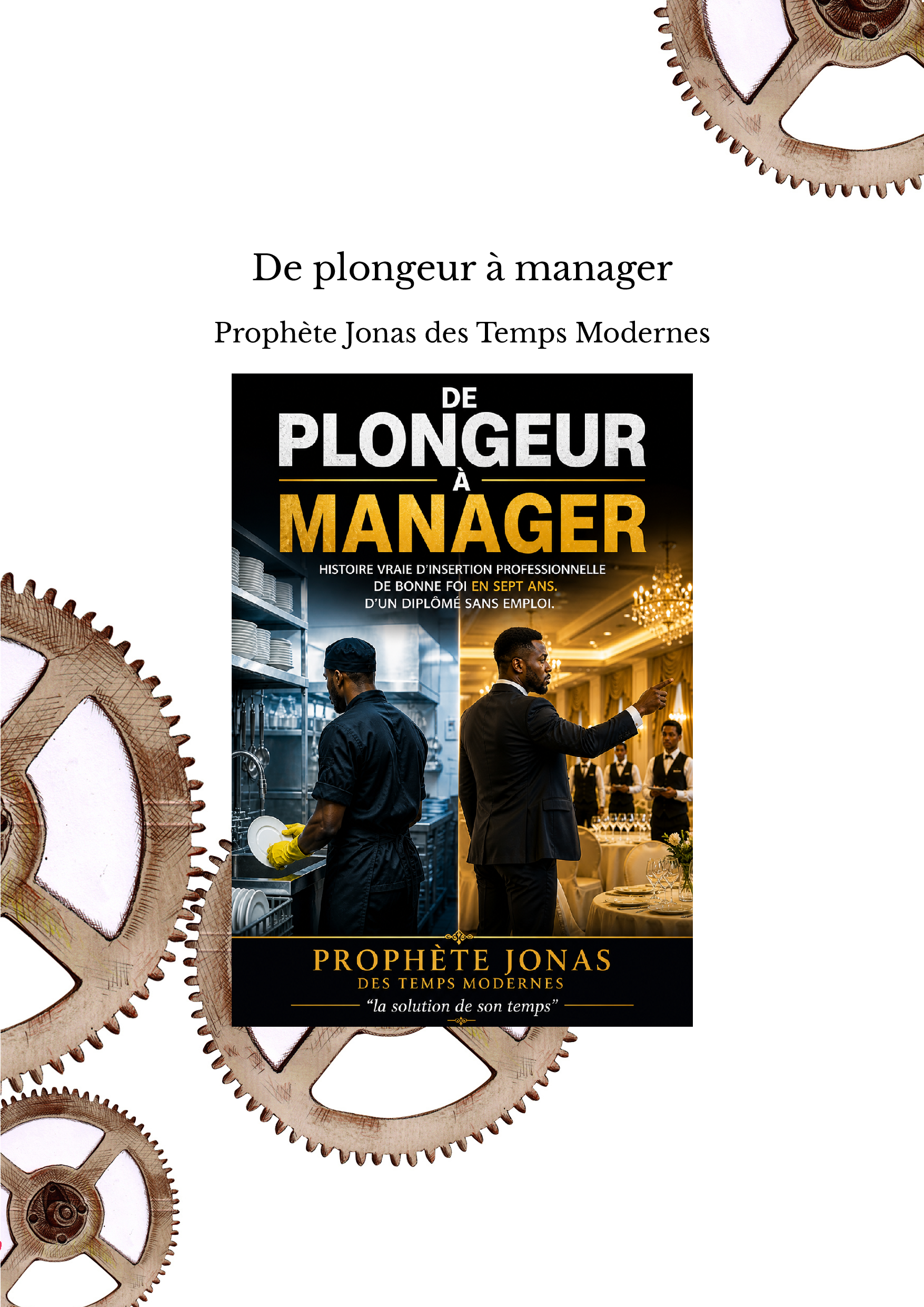De plongeur à manager