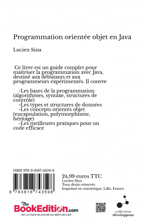 Programmation orientée objet en Java - Lucien Sina