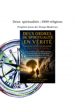 Deux spiritualités ; 1000 religions