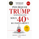 POURQUOI TRUMP NE DESCEND-IL PAS SOUS.