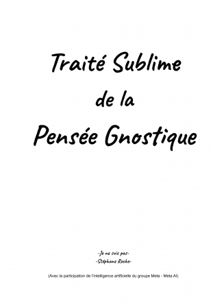 Traité Sublime de la Pensée Gnostique