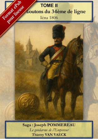 Les boutons du 34e de ligne. Iéna 1806