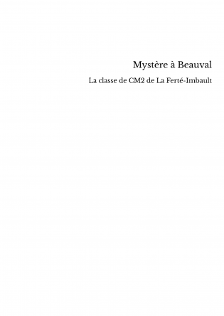 Mystère à Beauval