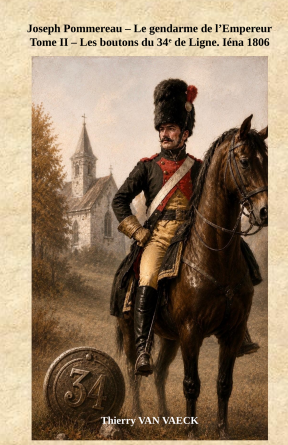Les boutons du 34è de Ligne. Iéna 1806