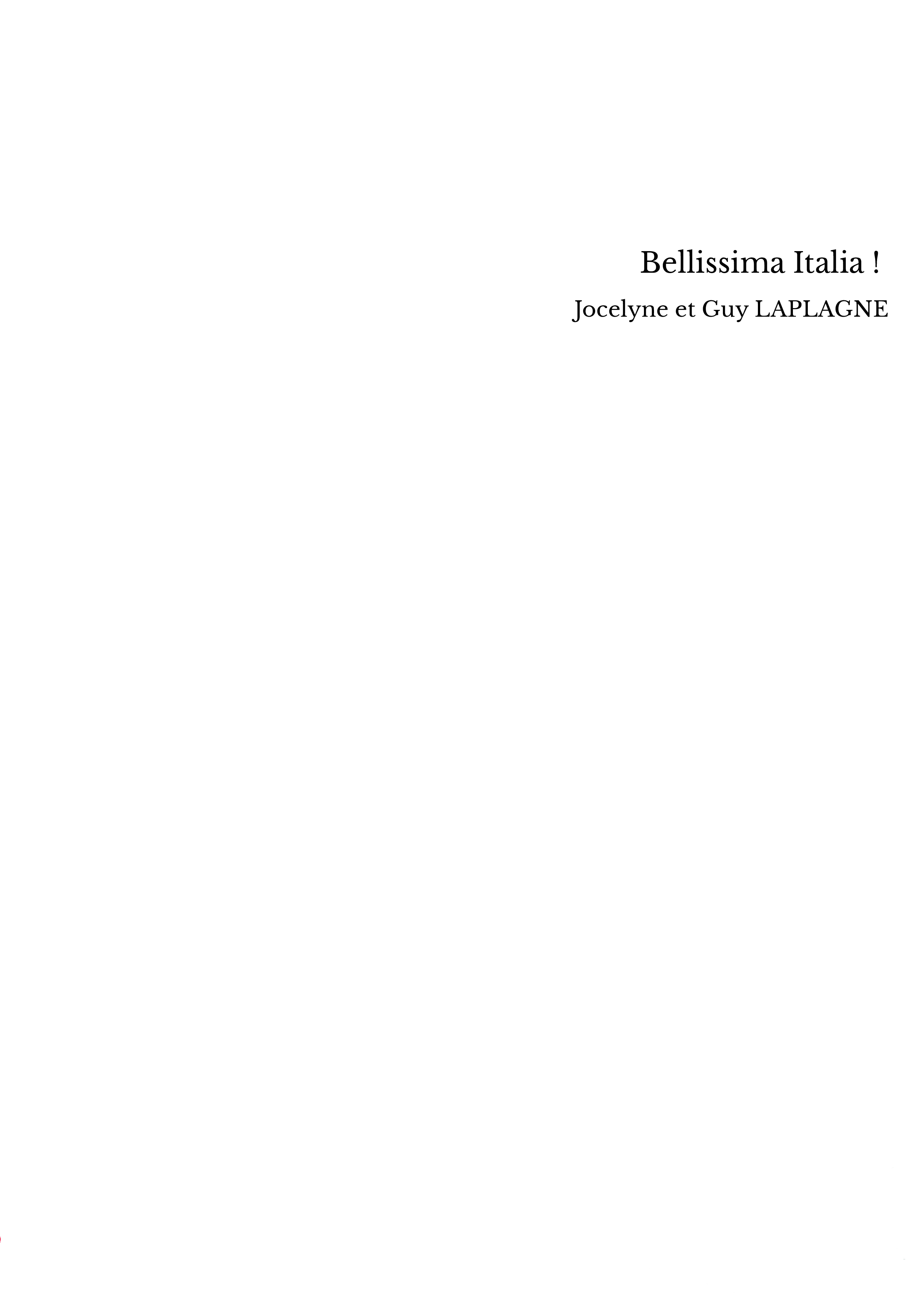 Bellissima Italia ! 