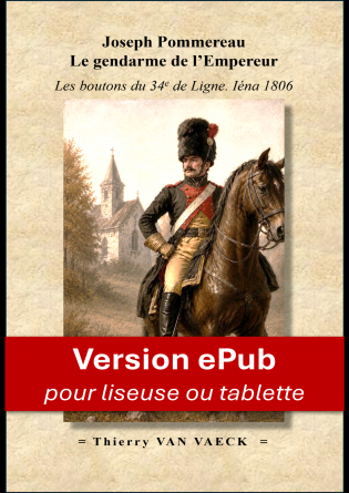 Les boutons du 34e de ligne. Iéna 1806