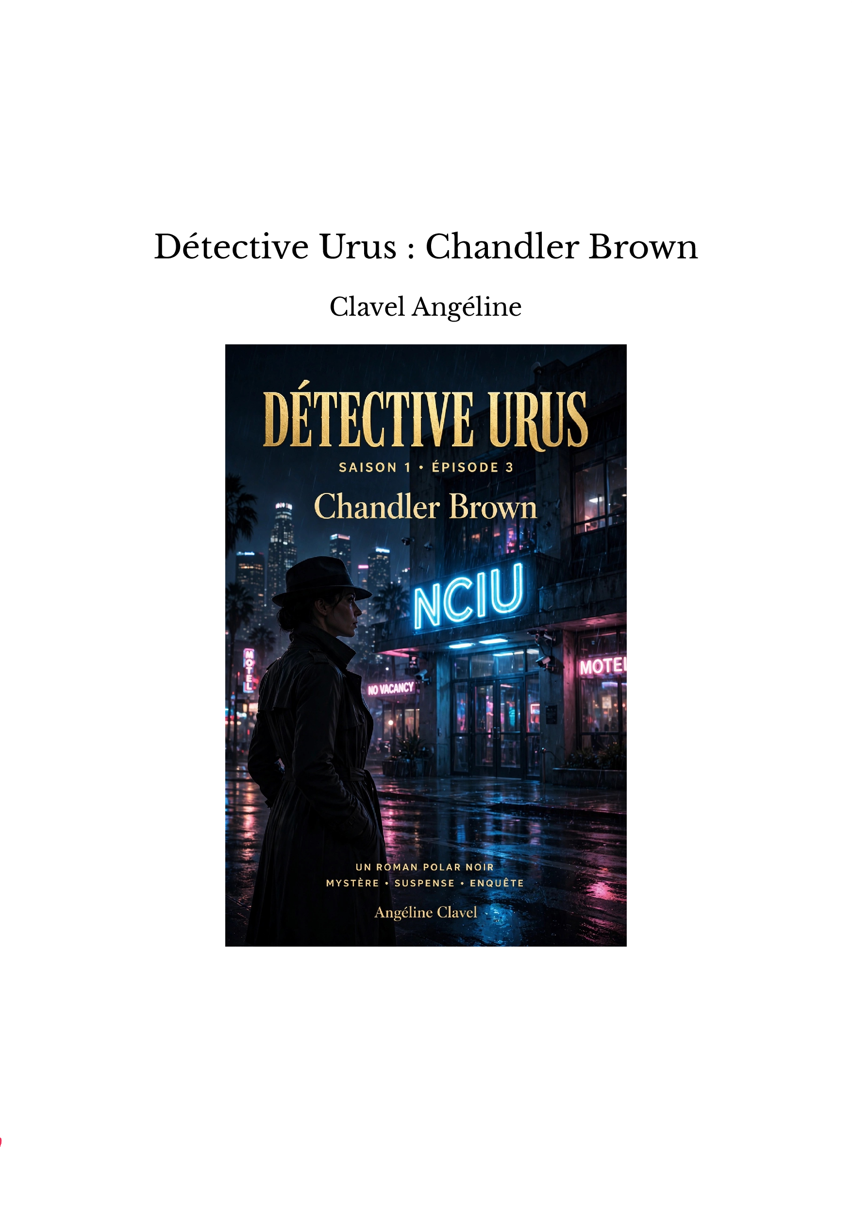 Détective Urus : Chandler Brown