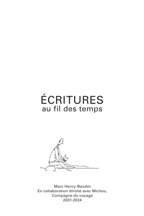 ÉCRITURES AU FIL DES TEMPS