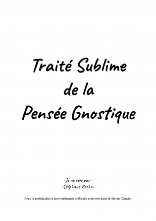 Traité Sublime de la Pensée Gnostique