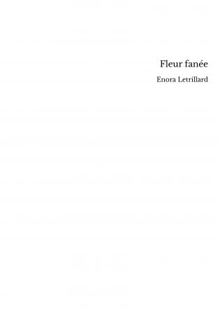 Fleur fanée