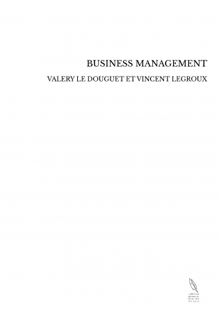 BUSINESS MANAGEMENT