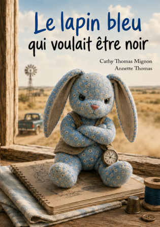 Le lapin bleu qui voulait être noir