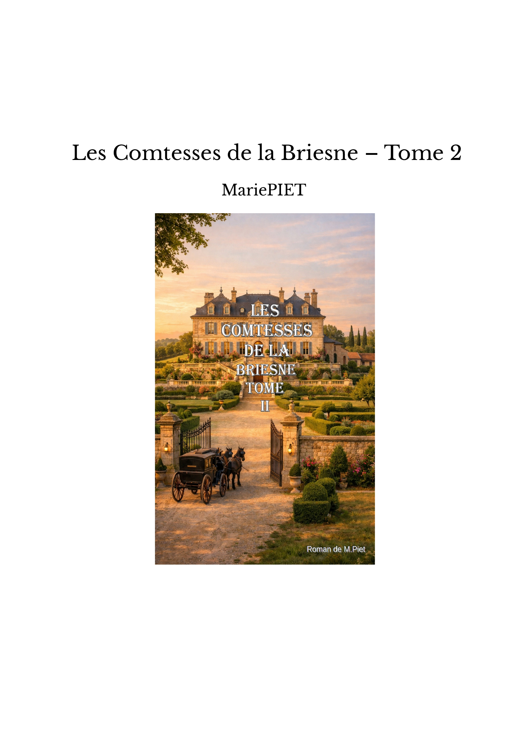  Les Comtesses de la Briesne – Tome 2