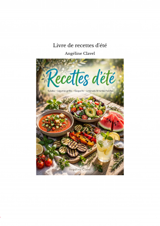 Livre de recettes d'été