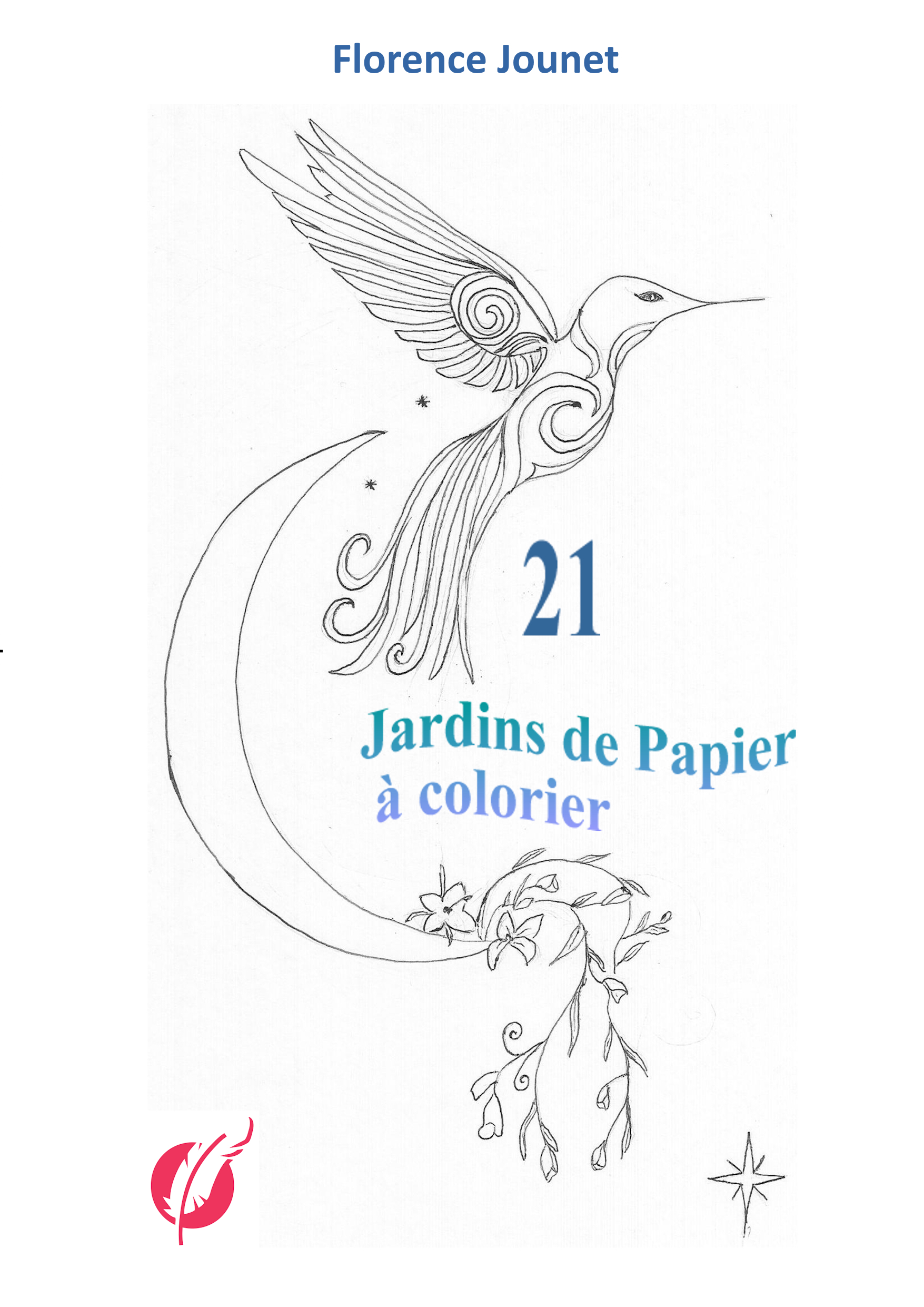21 Jardins de Papiers, à colorier