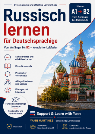 Russisch lernen – A1 bis B2
