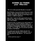 HOMME OU FEMME pour l’Eternité