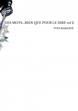 DES MOTS...RIEN QUE POUR LE DIRE vol 2