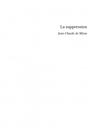 La suppression