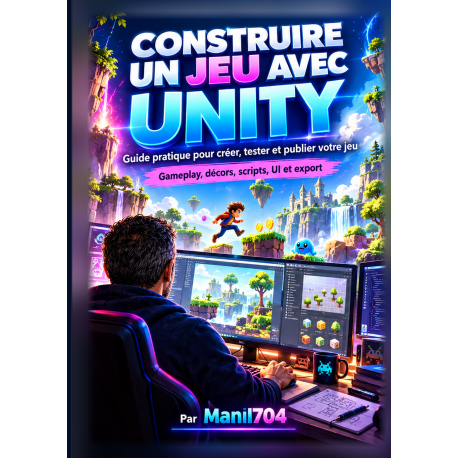 Couverture de Construire un jeu avec Unity