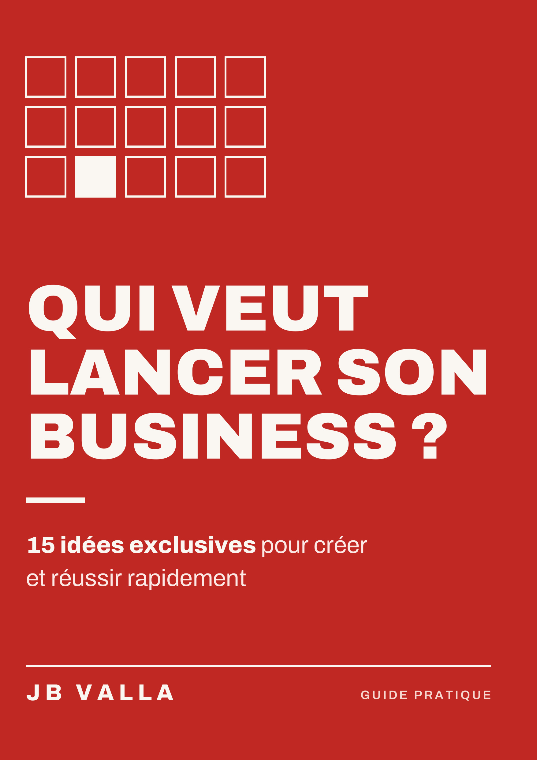 QUI VEUT LANCER SON BUSINESS ?