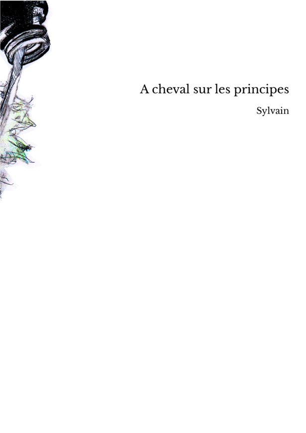 A cheval sur les principes