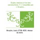 Études relatives à l'art des constructions. T. 1 / recueillies par L. Bruyère,...