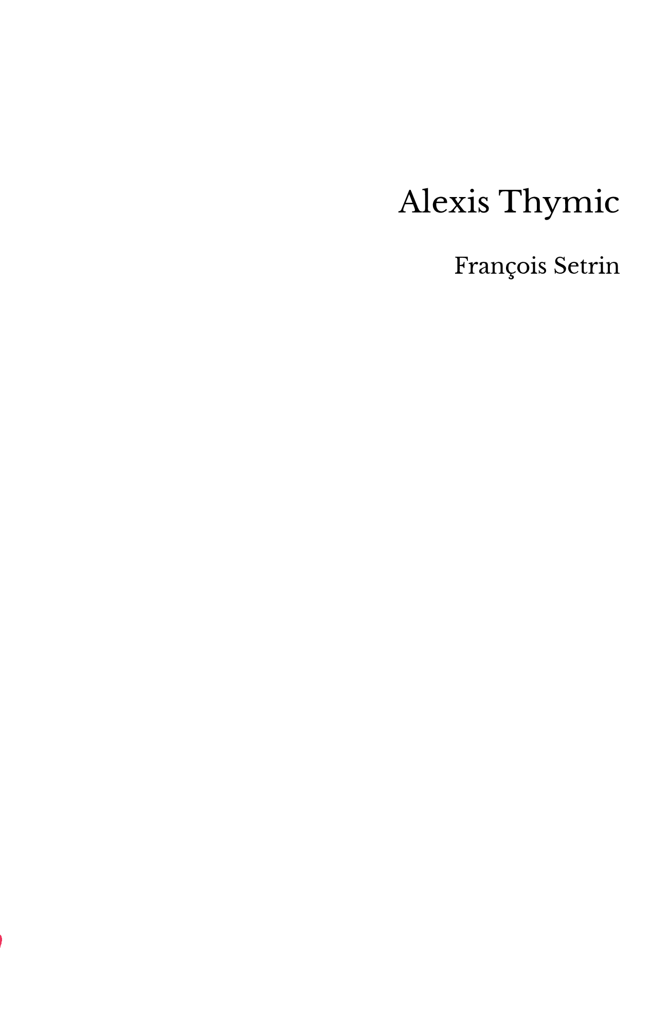 Alexis Thymic