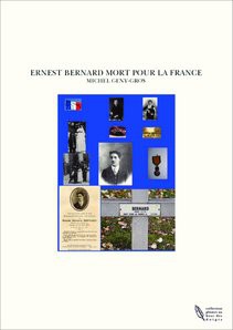 ERNEST BERNARD MORT POUR LA FRANCE