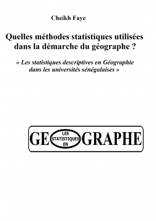 MÉTHODES STATISTIQUES EN GEOGRAPHIE