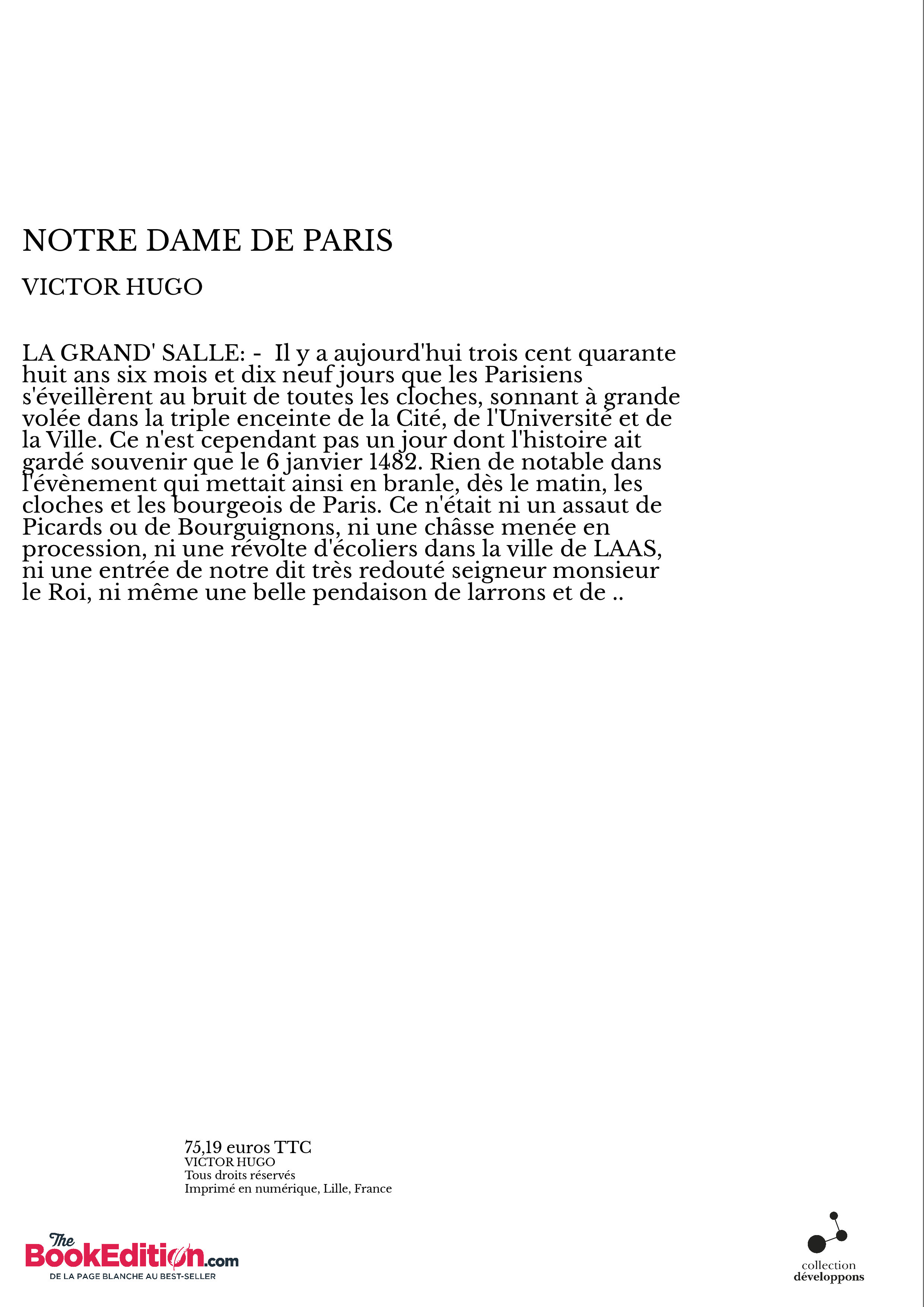 dissertation notre dame de paris