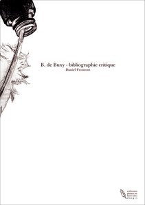 B. de Buxy - bibliographie critique