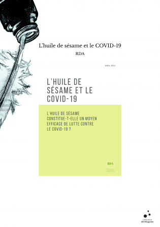 L’huile de sésame et le COVID-19