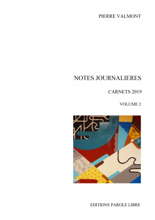 NOTES JOURNALIÈRES Carnets 2019 Vol 2