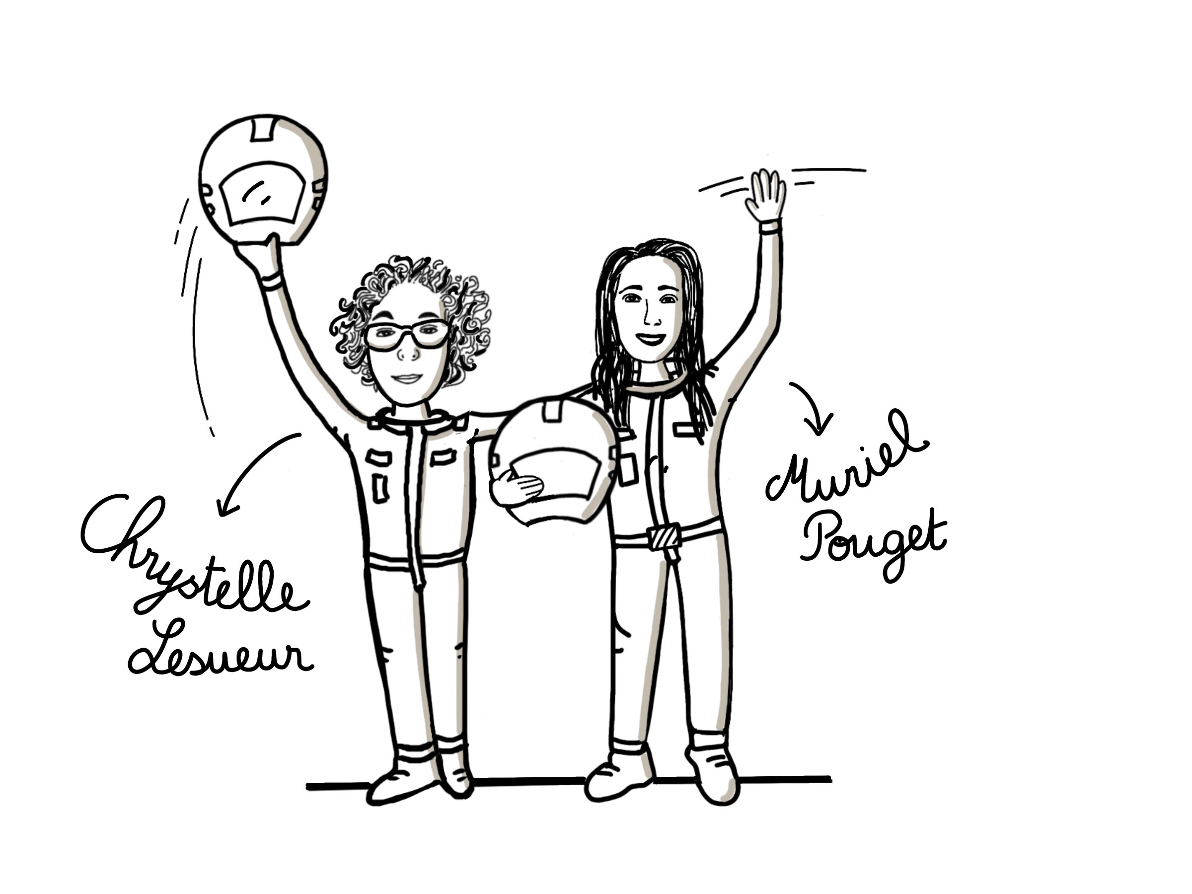 Chrystelle Lesueur et Muriel Pouget